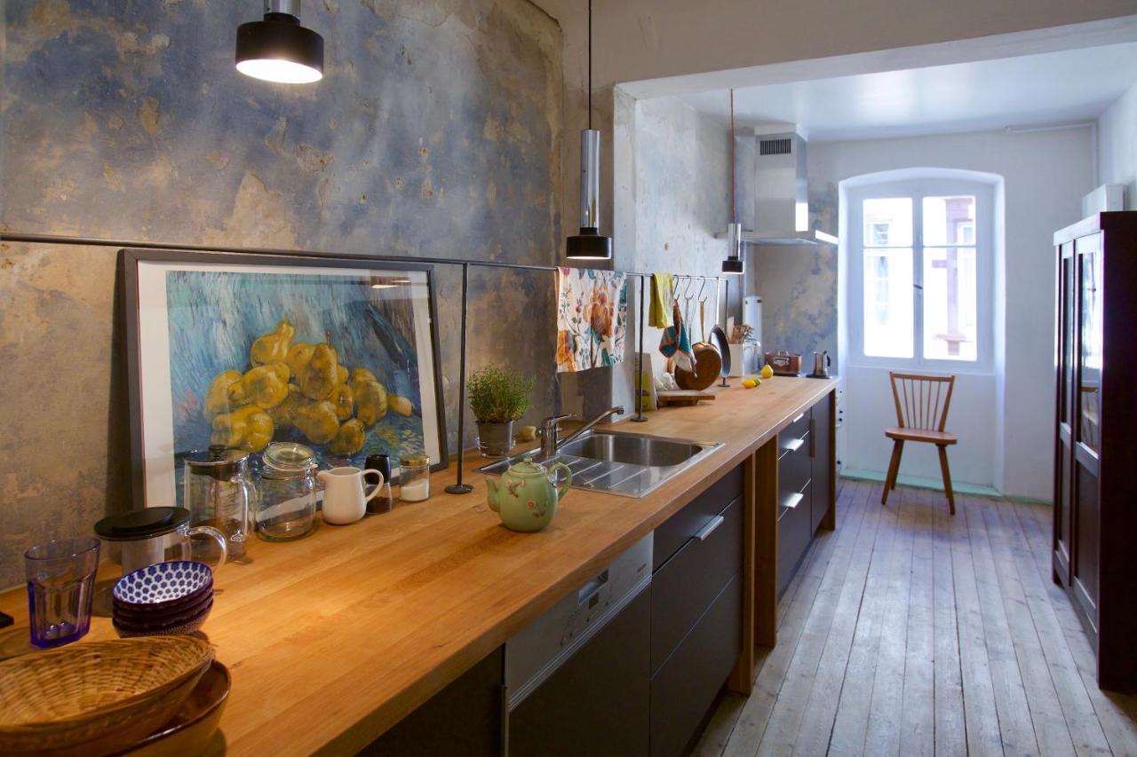Boutique-Ferienwohnung Im Alten Weinhaus Moser Grünstadt Eksteriør bilde