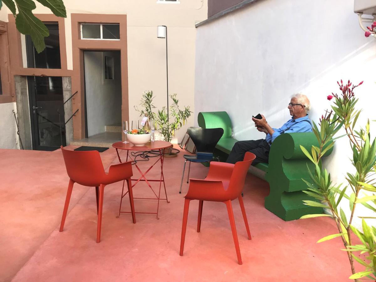 Boutique-Ferienwohnung Im Alten Weinhaus Moser Grünstadt Eksteriør bilde